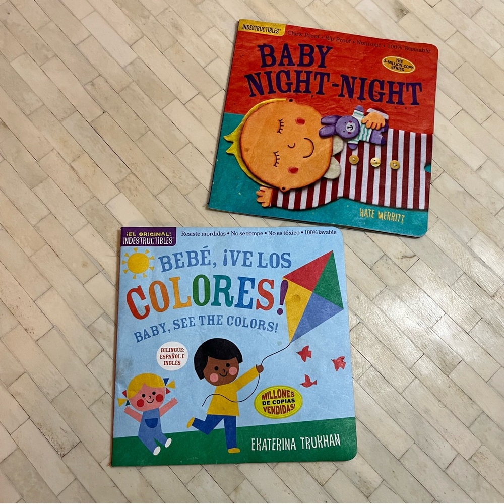 Indestructible Book Set: Baby Night-Night and Bebé, ¡Ve Los Colores!